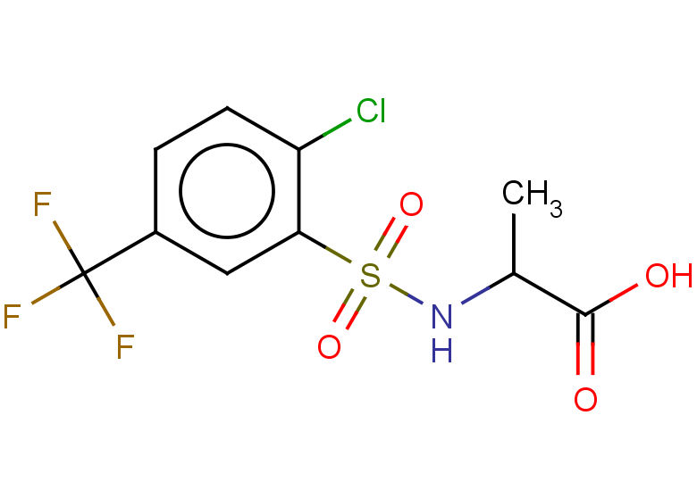 2-[2-chloro-5-(trifluoromethyl)benzenesulfonamido]propanoic acid
