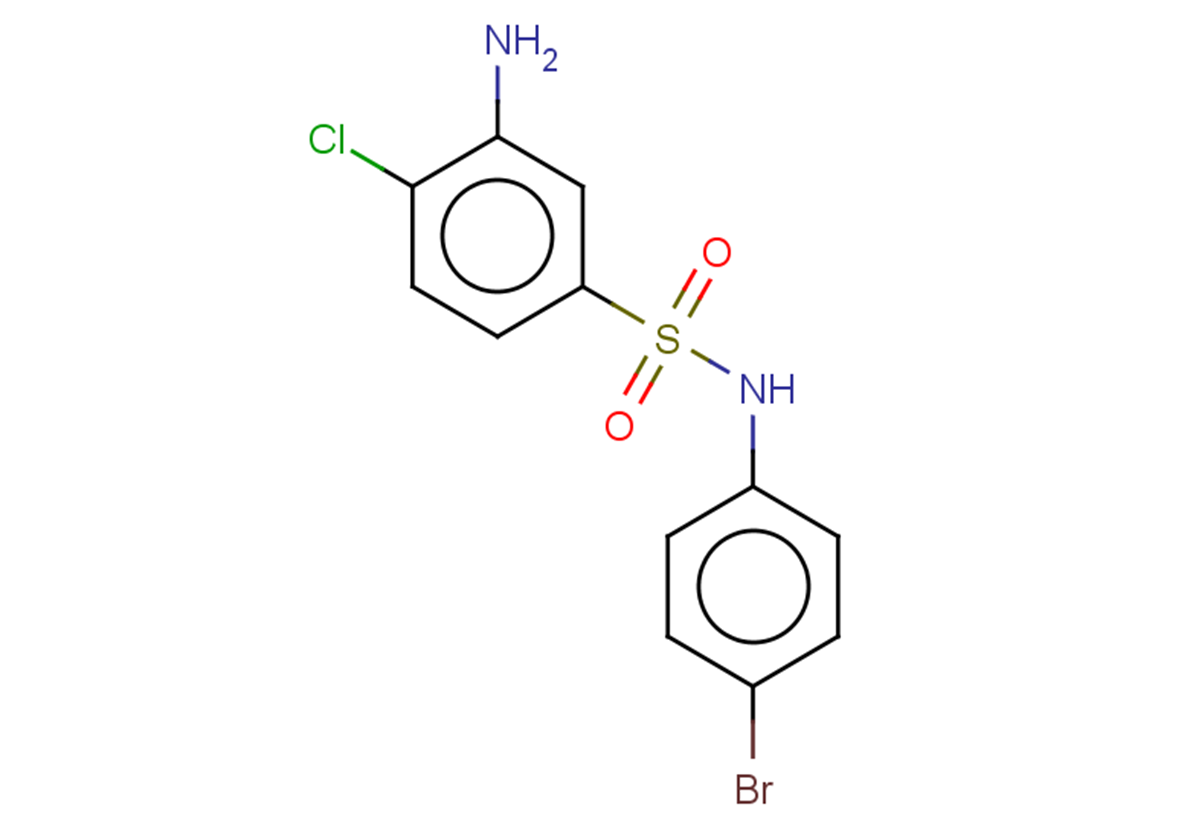 3-amino-N-(4-bromophenyl)-4-chlorobenzene-1-sulfonamide