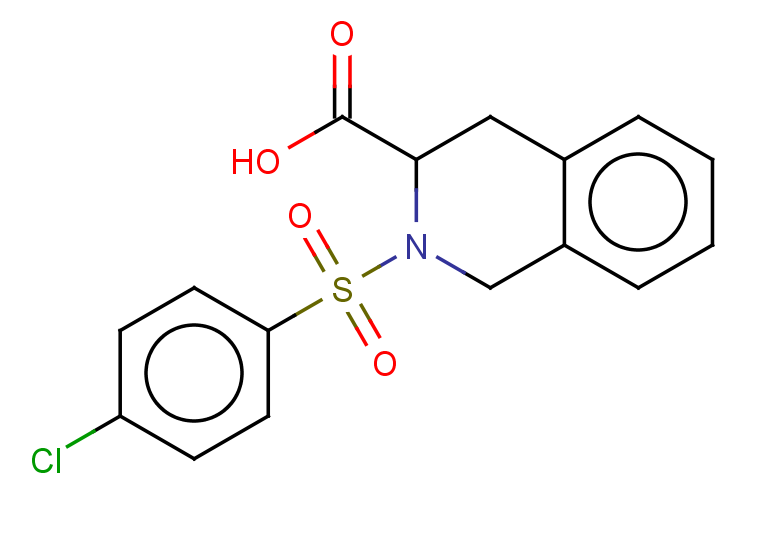 2-(4-chlorobenzenesulfonyl)-1,2,3,4-tetrahydroisoquinoline-3-carboxylic acid