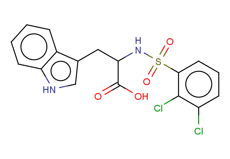 2-(2,3-dichlorobenzenesulfonamido)-3-(1H-indol-3-yl)propanoic acid