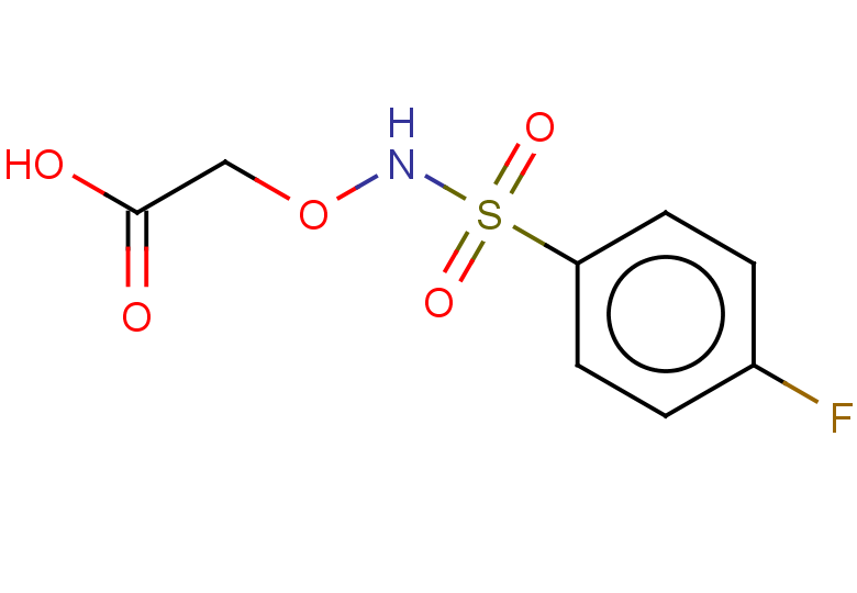 2-(4-fluorobenzenesulfonamidooxy)acetic acid