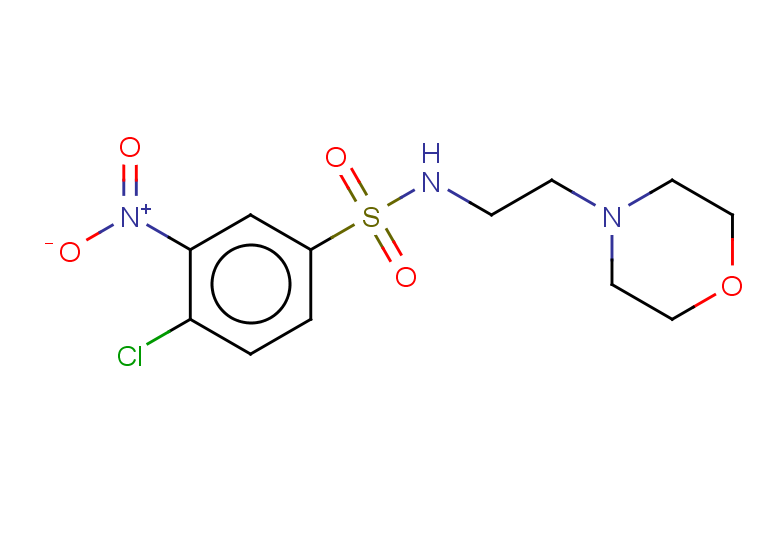 4-chloro-N-[2-(morpholin-4-yl)ethyl]-3-nitrobenzene-1-sulfonamide