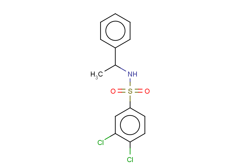 3,4-dichloro-N-(1-phenylethyl)benzene-1-sulfonamide