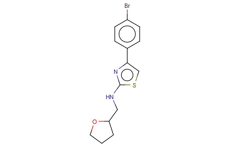 4-(4-bromophenyl)-N-(oxolan-2-ylmethyl)-1,3-thiazol-2-amine
