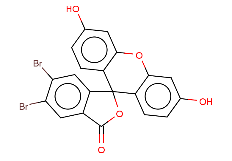 5,6-dibromo-3',6'-dihydroxy-3H-spiro[2-benzofuran-1,9'-xanthene]-3-one
