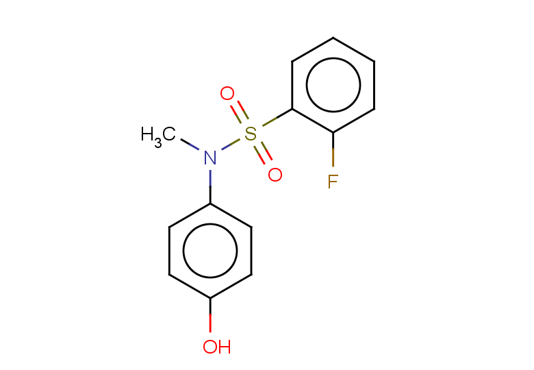 2-fluoro-N-(4-hydroxyphenyl)-N-methylbenzene-1-sulfonamide