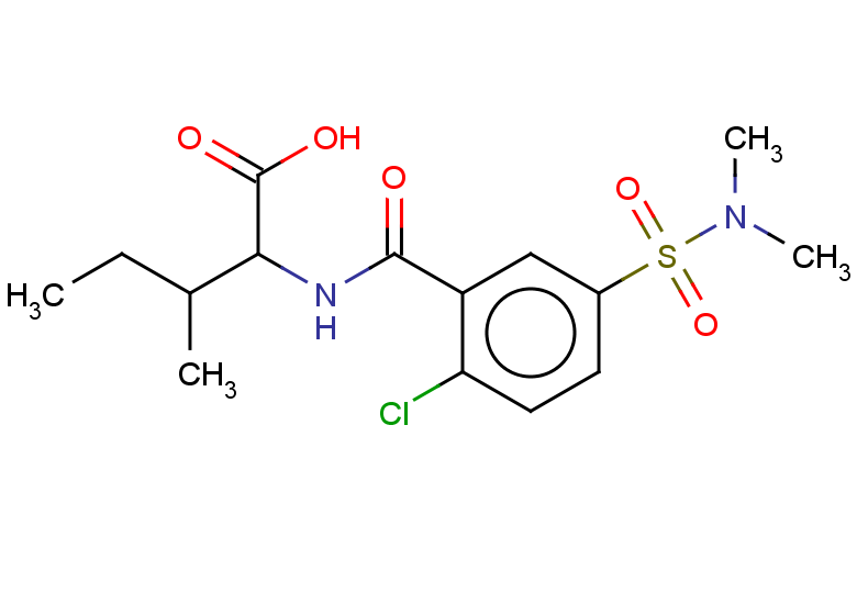 2-{[2-chloro-5-(dimethylsulfamoyl)phenyl]formamido}-3-methylpentanoic acid