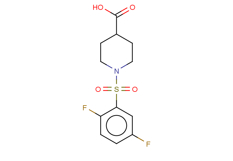 1-(2,5-difluorobenzenesulfonyl)piperidine-4-carboxylic acid