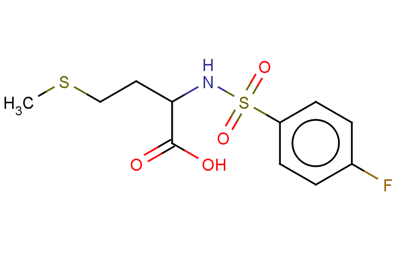 2-(4-fluorobenzenesulfonamido)-4-(methylsulfanyl)butanoic acid