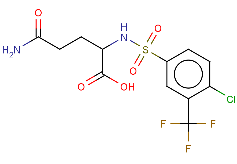 4-carbamoyl-2-[4-chloro-3-(trifluoromethyl)benzenesulfonamido]butanoic acid