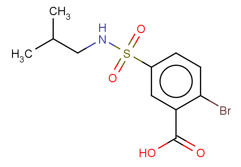 2-bromo-5-[(2-methylpropyl)sulfamoyl]benzoic acid