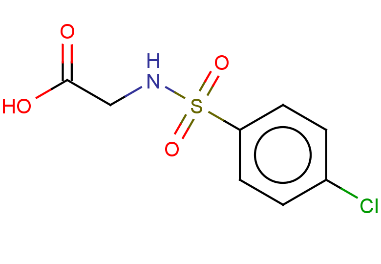 2-(4-chlorobenzenesulfonamido)acetic acid