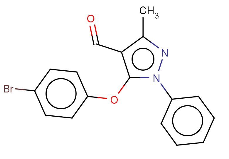 5-(4-bromophenoxy)-3-methyl-1-phenyl-1H-pyrazole-4-carbaldehyde