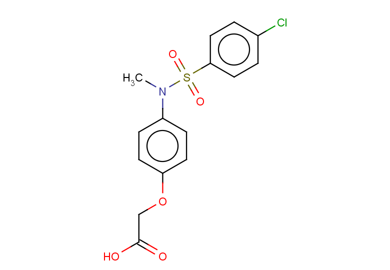 2-[4-(N-methyl4-chlorobenzenesulfonamido)phenoxy]acetic acid