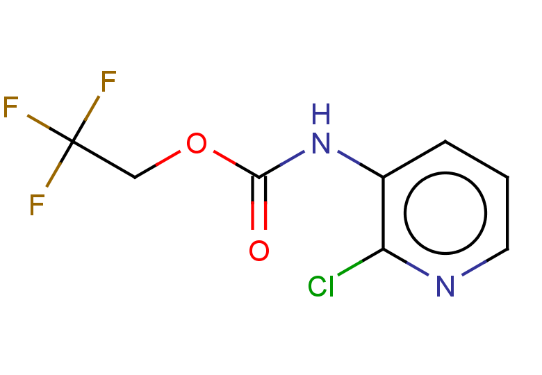 2,2,2-trifluoroethyl N-(2-chloropyridin-3-yl)carbamate
