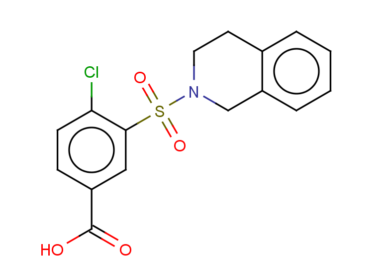 4-chloro-3-(1,2,3,4-tetrahydroisoquinoline-2-sulfonyl)benzoic acid