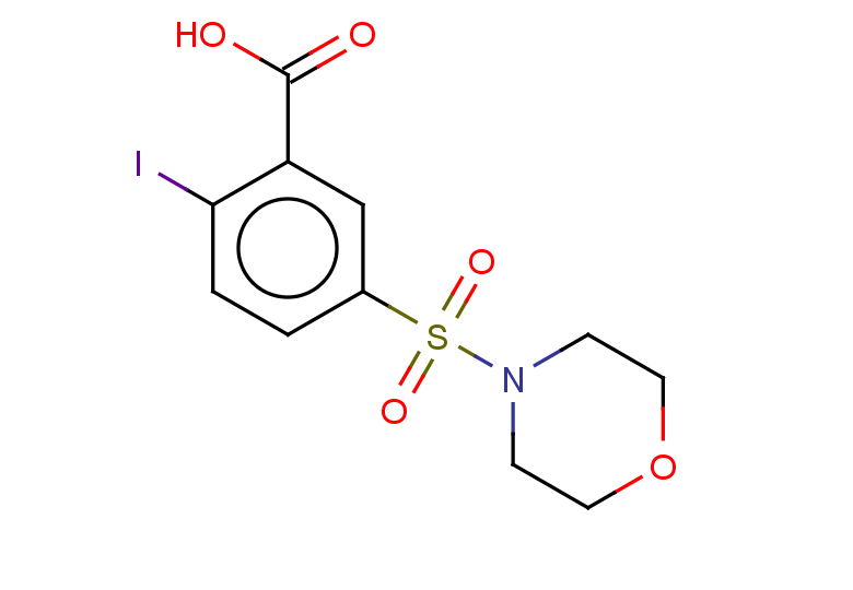 2-iodo-5-(morpholine-4-sulfonyl)benzoic acid