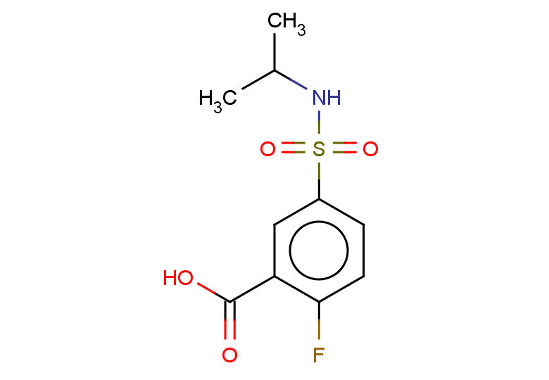 2-fluoro-5-[(propan-2-yl)sulfamoyl]benzoic acid