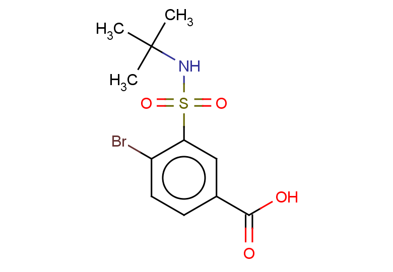 4-bromo-3-(tert-butylsulfamoyl)benzoic acid