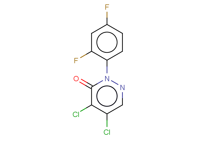 4,5-dichloro-2-(2,4-difluorophenyl)-2,3-dihydropyridazin-3-one