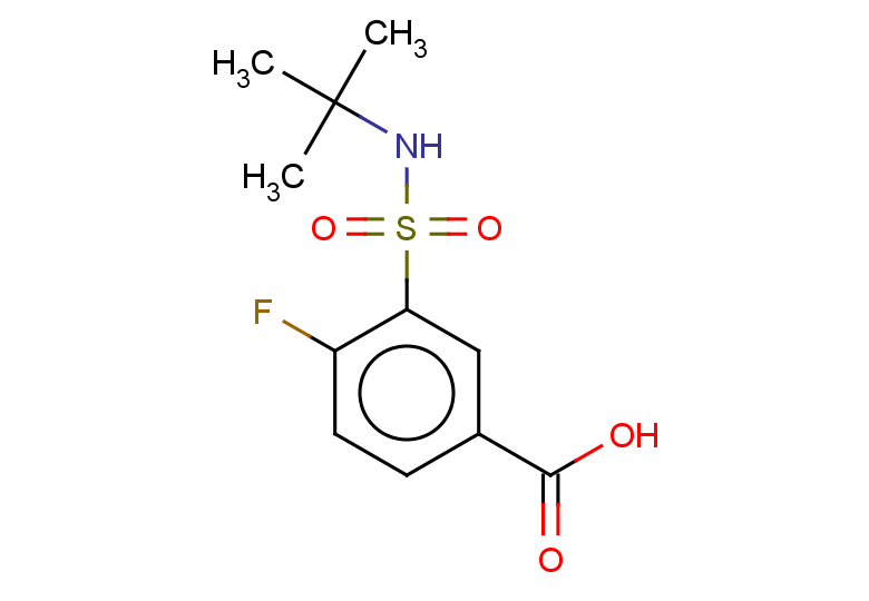 3-(tert-butylsulfamoyl)-4-fluorobenzoic acid