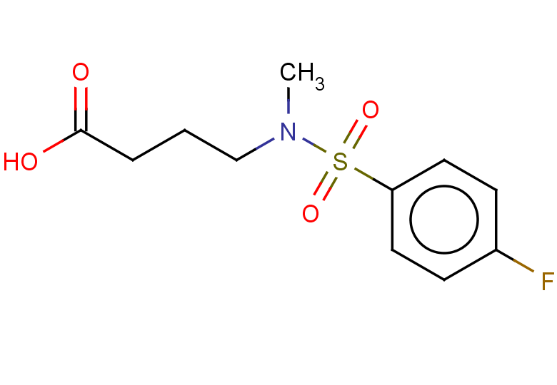 4-(N-methyl-4-fluorobenzenesulfonamido)butanoic acid