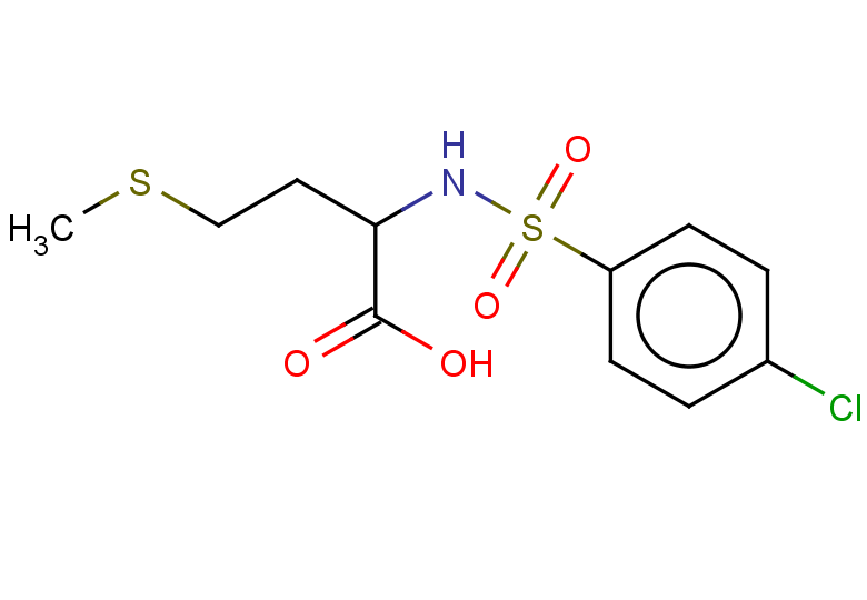 2-(4-chlorobenzenesulfonamido)-4-(methylsulfanyl)butanoic acid