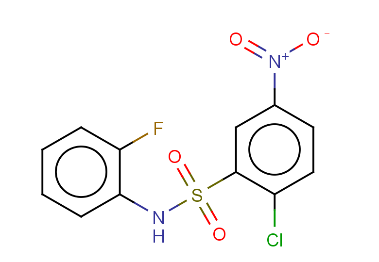 2-chloro-N-(2-fluorophenyl)-5-nitrobenzene-1-sulfonamide
