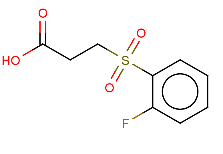 3-(2-fluorobenzenesulfonyl)propanoic acid