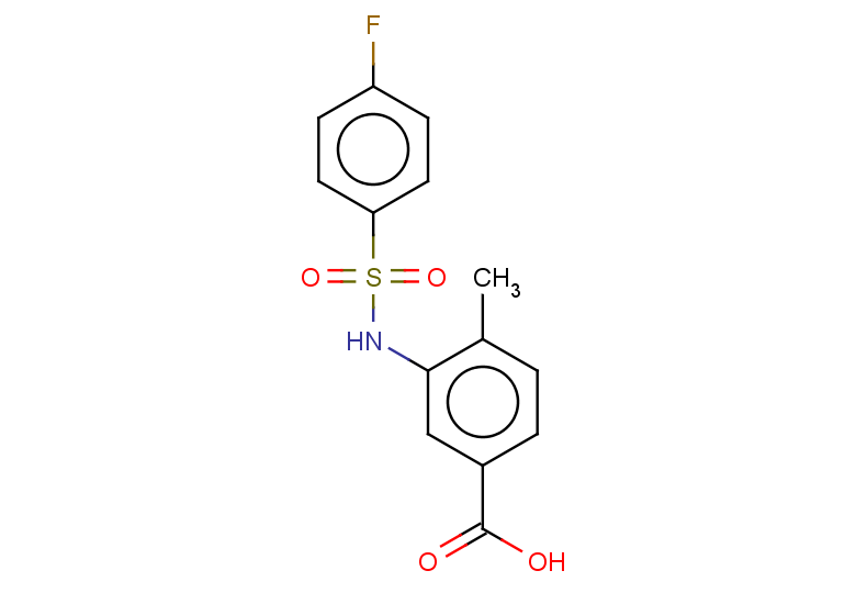 3-(4-fluorobenzenesulfonamido)-4-methylbenzoic acid