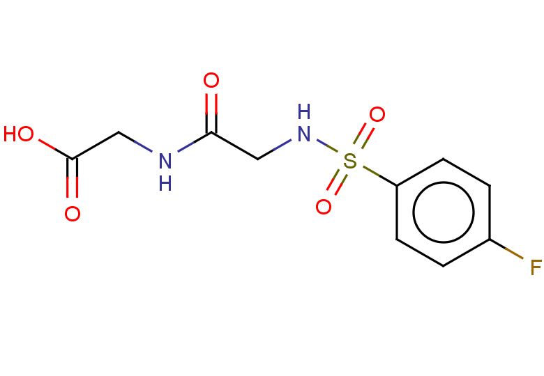2-[2-(4-fluorobenzenesulfonamido)acetamido]acetic acid