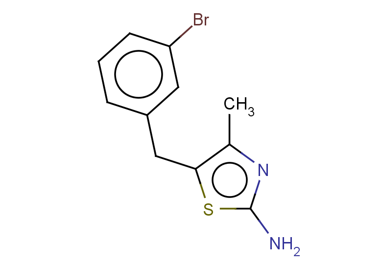 5-[(3-bromophenyl)methyl]-4-methyl-1,3-thiazol-2-amine