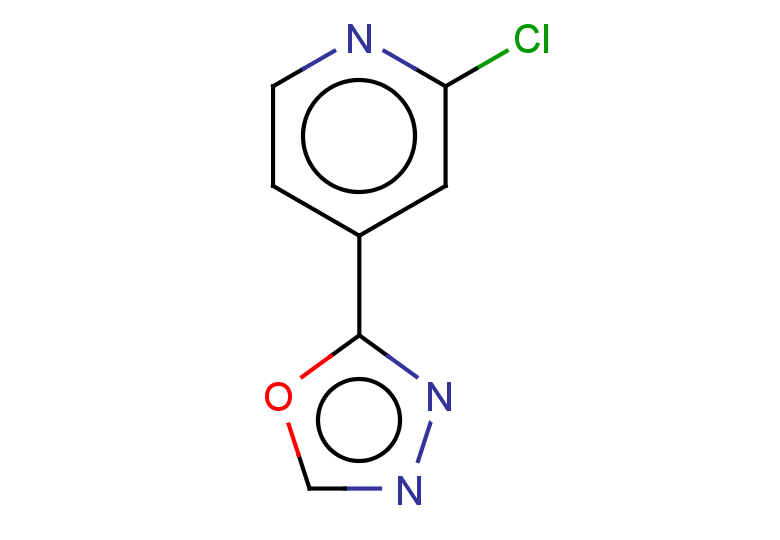 2-chloro-4-(1,3,4-oxadiazol-2-yl)pyridine