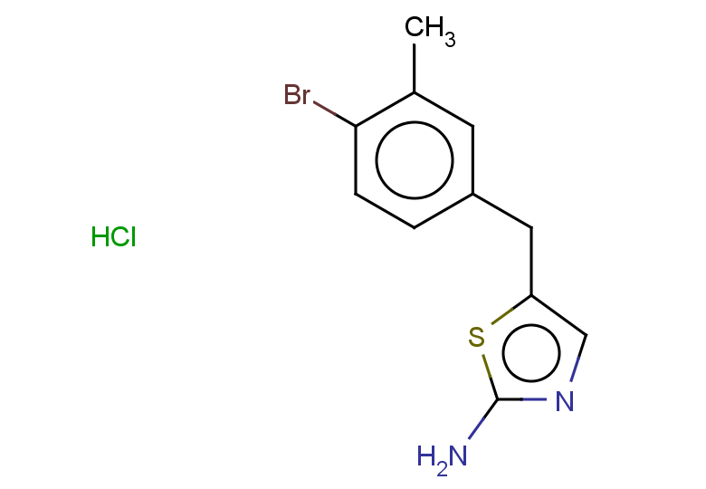 5-[(4-bromo-3-methylphenyl)methyl]-1,3-thiazol-2-amine hydrochloride