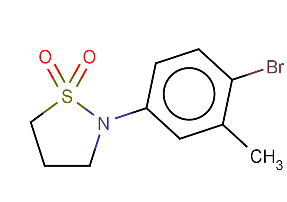2-(4-bromo-3-methylphenyl)-1,2-thiazolidine-1,1-dione