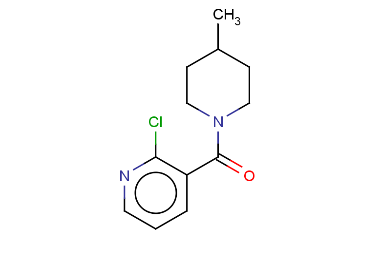 2-chloro-3-(4-methylpiperidine-1-carbonyl)pyridine