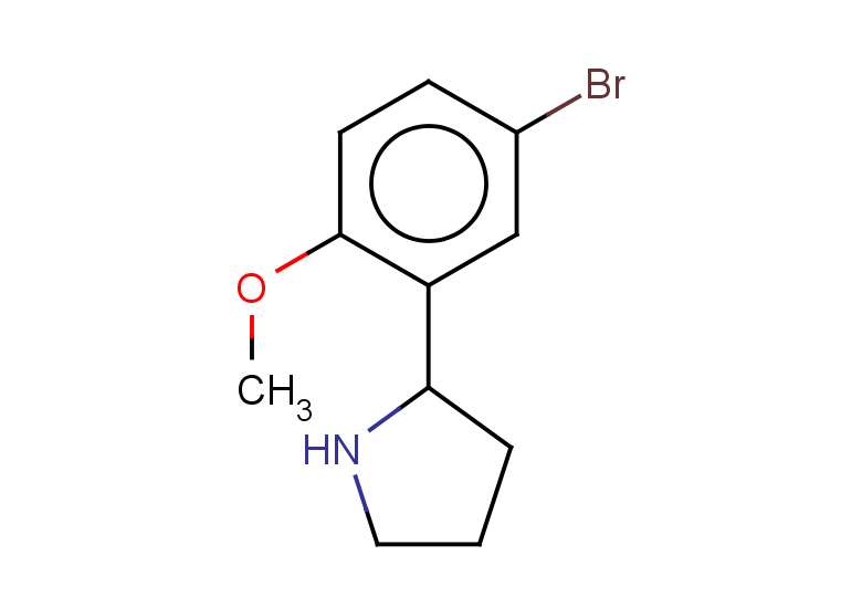 2-(5-bromo-2-methoxyphenyl)pyrrolidine