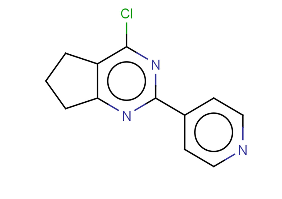 4-{4-chloro-5H,6H,7H-cyclopenta[d]pyrimidin-2-yl}pyridine