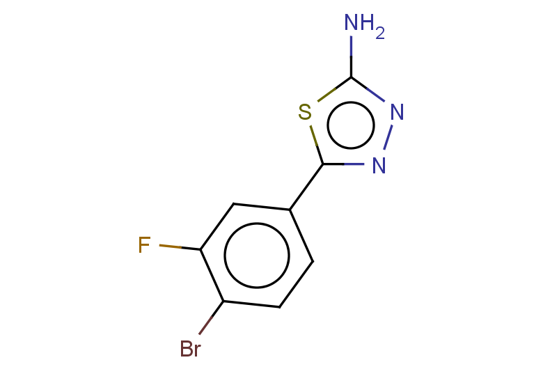 5-(4-bromo-3-fluorophenyl)-1,3,4-thiadiazol-2-amine