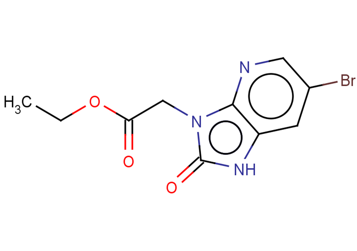 ethyl 2-{6-bromo-2-oxo-1H,2H,3H-imidazo[4,5-b]pyridin-3-yl}acetate
