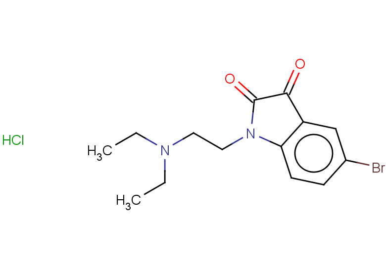 5-bromo-1-[2-(diethylamino)ethyl]-2,3-dihydro-1H-indole-2,3-dione hydrochloride