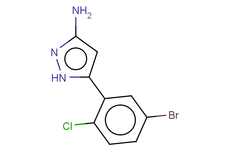 5-(5-bromo-2-chlorophenyl)-1H-pyrazol-3-amine