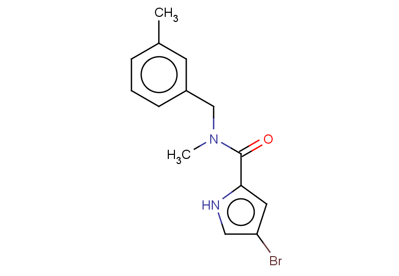 4-bromo-N-methyl-N-[(3-methylphenyl)methyl]-1H-pyrrole-2-carboxamide