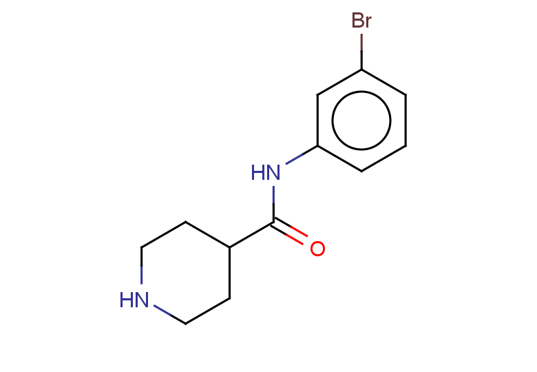 N-(3-bromophenyl)piperidine-4-carboxamide