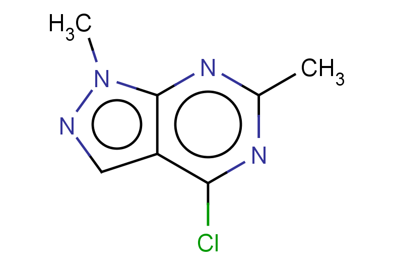 4-chloro-1,6-dimethyl-1H-pyrazolo[3,4-d]pyrimidine
