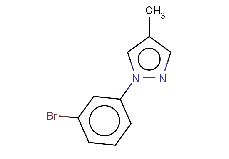 1-(3-bromophenyl)-4-methyl-1H-pyrazole
