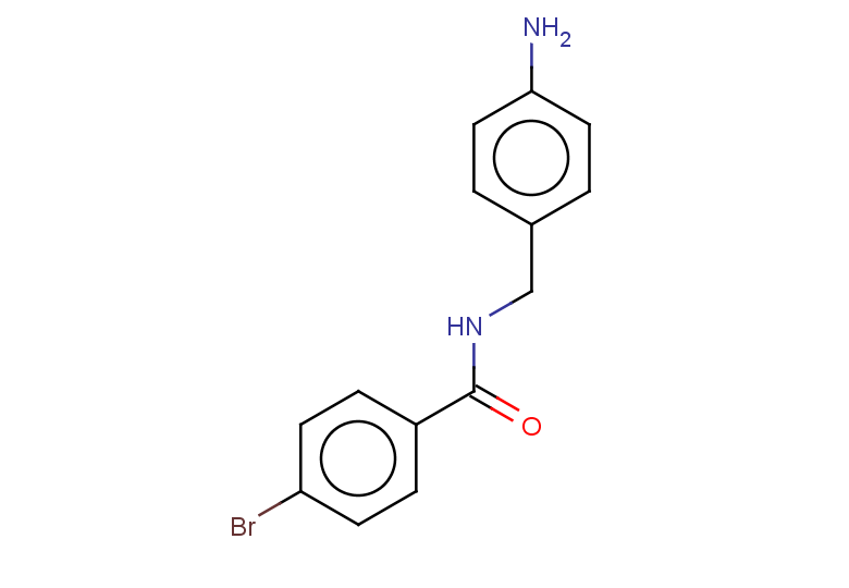 N-[(4-aminophenyl)methyl]-4-bromobenzamide
