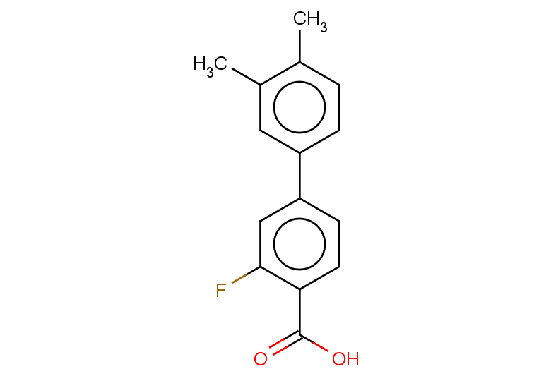 4-(3,4-dimethylphenyl)-2-fluorobenzoic acid
