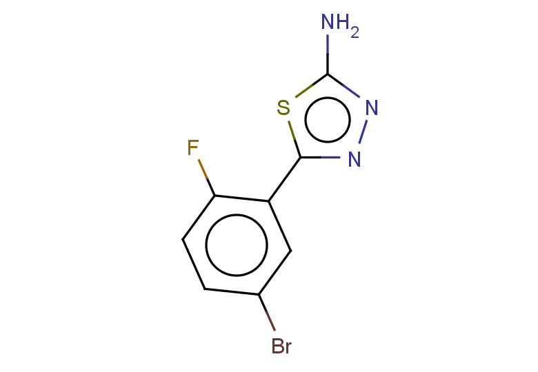 5-(5-bromo-2-fluorophenyl)-1,3,4-thiadiazol-2-amine