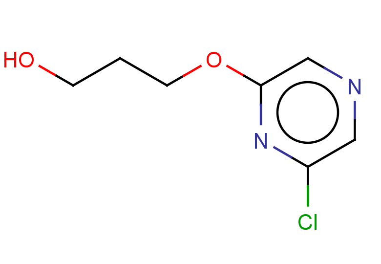 3-[(6-chloropyrazin-2-yl)oxy]propan-1-ol